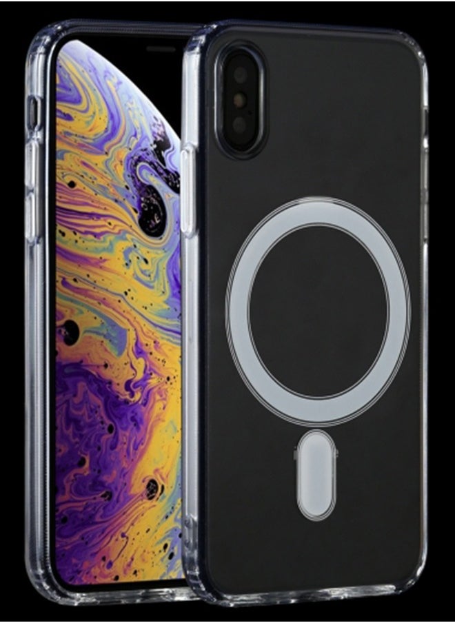 Generic - Magsafe Case for iPhone XS Max Magsafe Clear Cover Magnetic Wireless Charging Support, Shockproof Protection, Scratch-Resistant for iPhone Xs Max - Clear - Image 1
