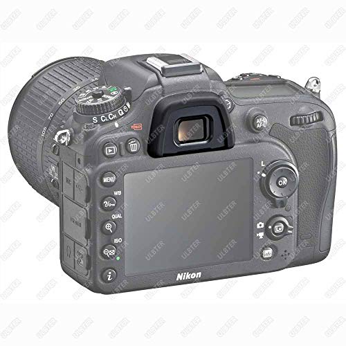 ULBTER Eyepiece Eyecup Eye Cup DK-23 for Nikon D7100 D7200 D7000 D750 D610 D600 D300 D300S Camera Viewfinder, ULBTER Eyepiece Cover & Hot Shoe Cover -(2+2 Pack) - Image 4