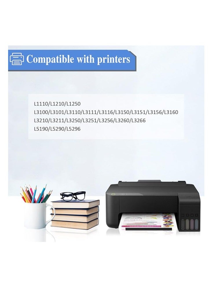 Terabyte 103 Ink Compatible with Epson 103 C13T00S64A Ink Cartridges Bottle Multipack for L1200 L1210 L1250 L3100 L3110 L3111 L3116 L3150 L3151 (4 Pack, BK/C/M/Y) - Image 2