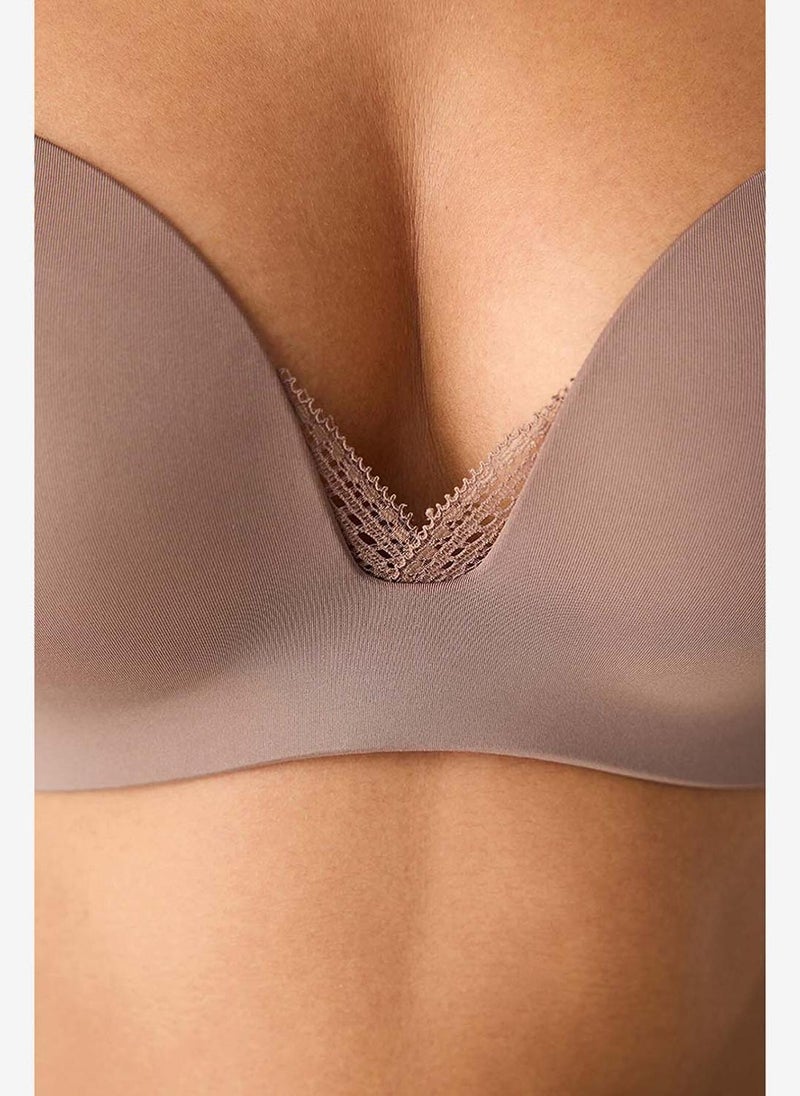Penti Women Eliza Shiny Mink Push Up Wired Padded Bra - Image 4