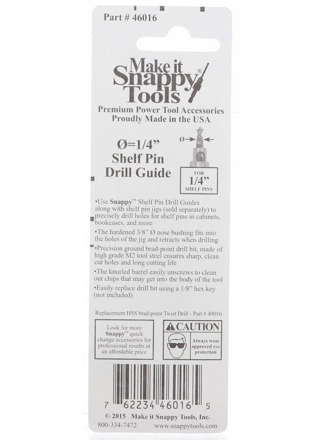 Make it Snappy Shelf Pin Bit, 1/4" - Image 4