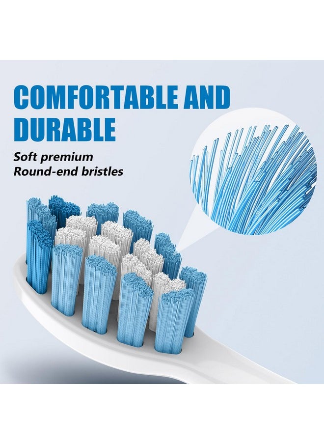 SuitShine - Replacement Toothbrush Heads Compatible With Philips Sonicare Replacement Heads, Sonicare Replacement Brush Head And More Snap-On Handles, 8 Pack - Image 1