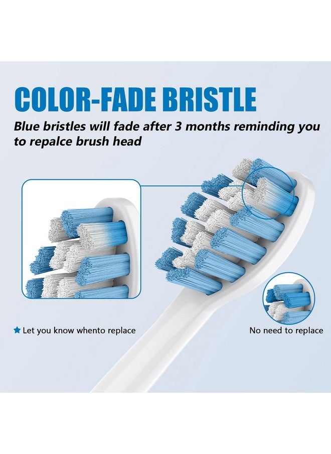 SuitShine - Replacement Toothbrush Heads Compatible With Philips Sonicare Replacement Heads, Sonicare Replacement Brush Head And More Snap-On Handles, 8 Pack - Image 1