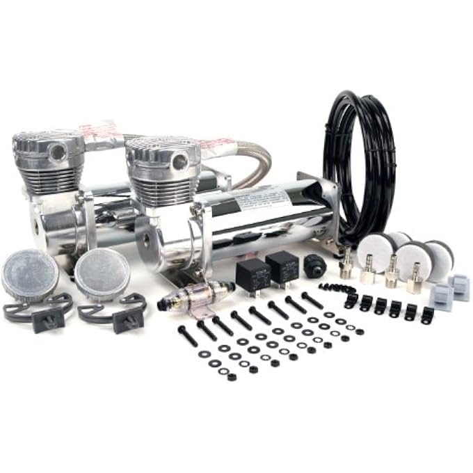 Viair 480C 200 Psi Dual Performance Value Pack Chrome Medium - Image 1