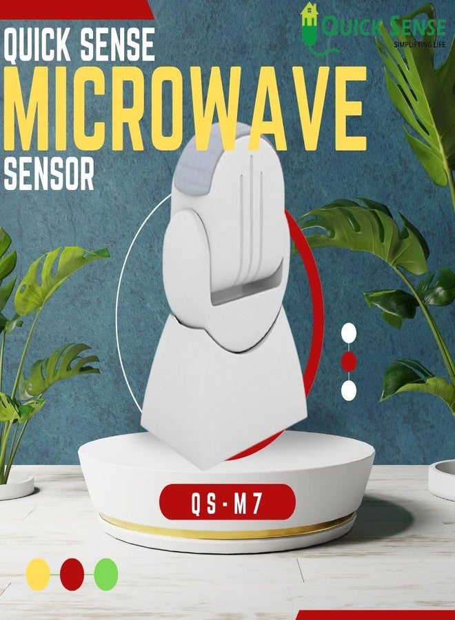 Quick sense(QS-M7+H1) | IP65 Wall Mounted Microwave Motion Sensor | 220v -115 DB | Hooter Security Alarm | Home Securities | Loud Sound -300-350 Meter - Image 3