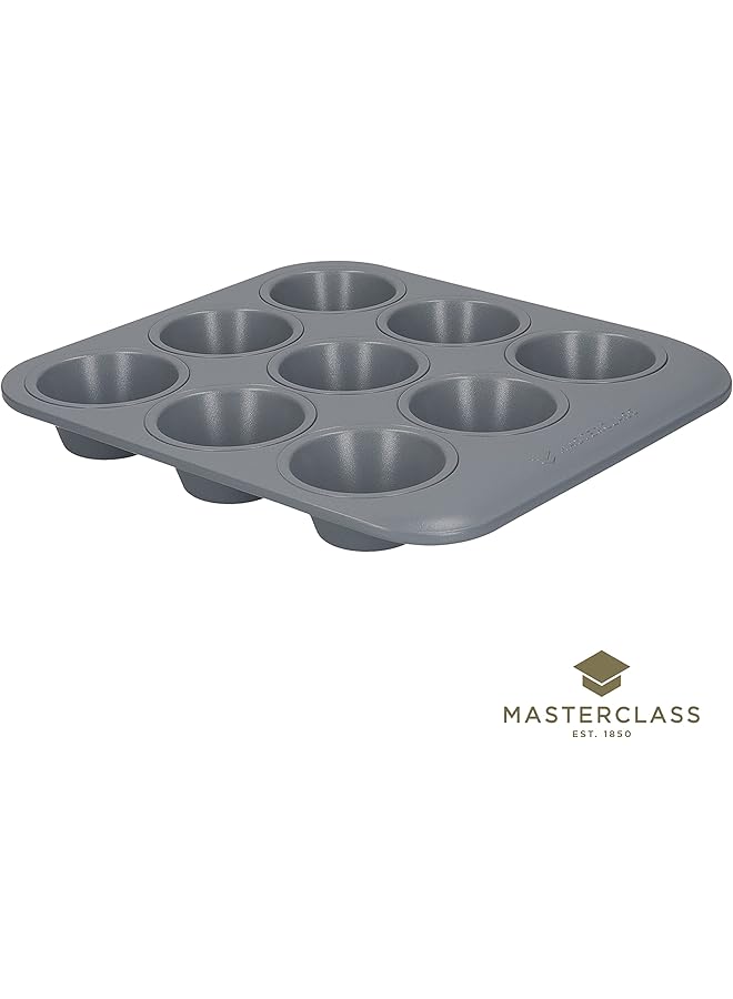 ماستر كلاس قالب مافن غير لاصق من إس سي، طول 24 سم × عرض 22 سم، رمادي - Image 3