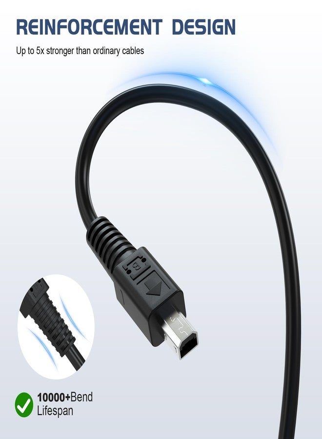 Sqrmekoko MINI 4P U-4 Camera Data Cable, Digital Camera USB Cord Compatible with Kodak C300, Dock II, CX4200, CX7530, DC4800, DX3215, DX6490, DX7440, DX7590, DX7630, LS420, LS443, LS633, LS743, LS753, Z7590 - Image 3