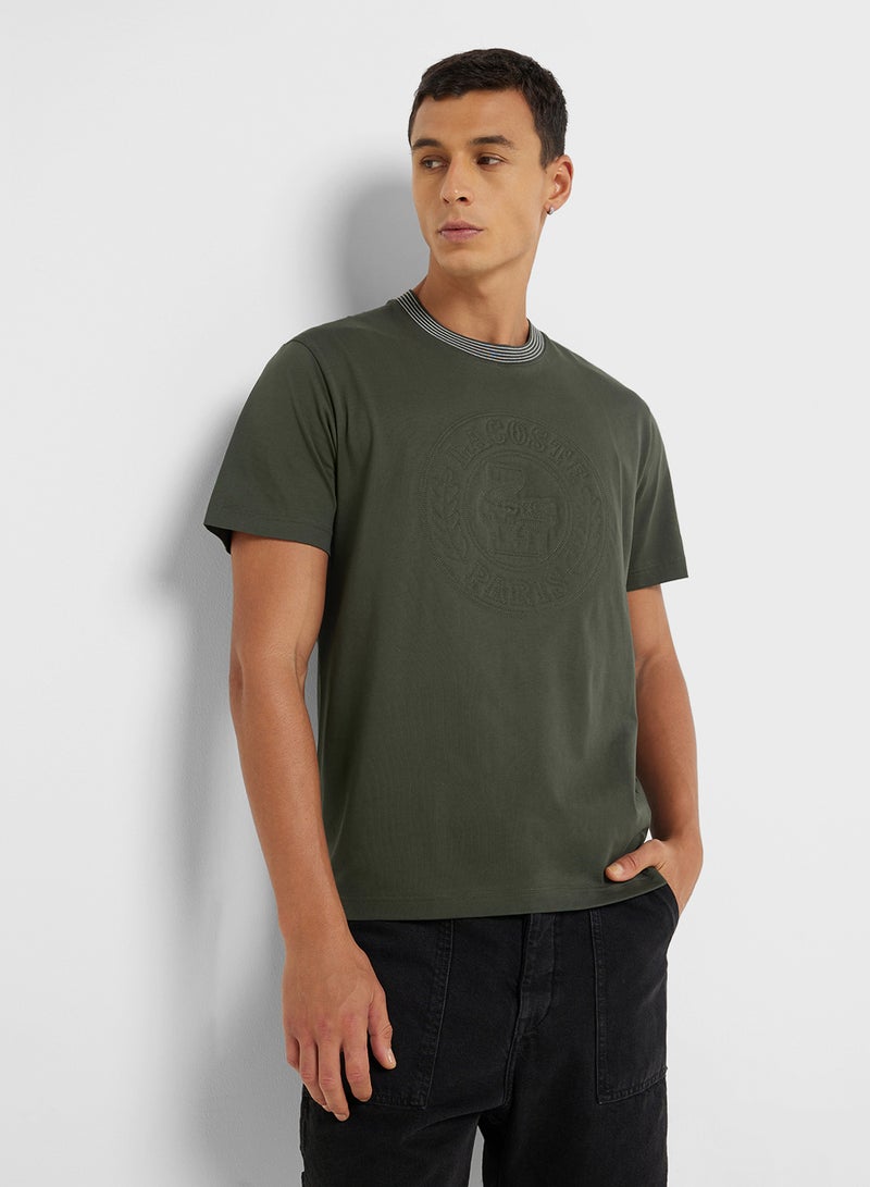 لاكوست تيشيرت برقبة دائرية وأكمام قصيرة - Image 1