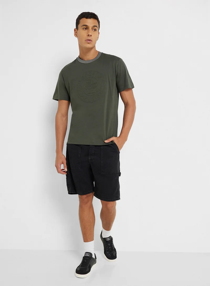 LACOSTE Crew Neck Short Sleeve T-Shirt