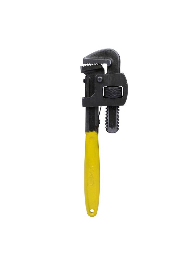 STANLEY 71-642 12'' 300 mm Stilson Type Pipe Wrench Ideal for Construction & Heavy-Duty Applications for Industrial & Professional Use, YELLOW & BLACK - Image 1