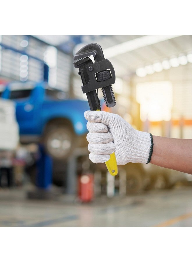 STANLEY 71-642 12'' 300 mm Stilson Type Pipe Wrench Ideal for Construction & Heavy-Duty Applications for Industrial & Professional Use, YELLOW & BLACK - Image 5