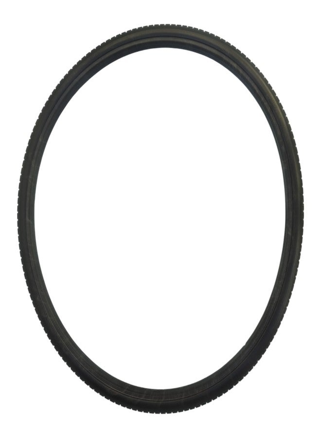 eOnekart Replacement Wheelchair Puncture Proof Solid PU Rear Wheel Tires 24 Inch (24×1 3/8) Black (Pack Of 1) - Image 1