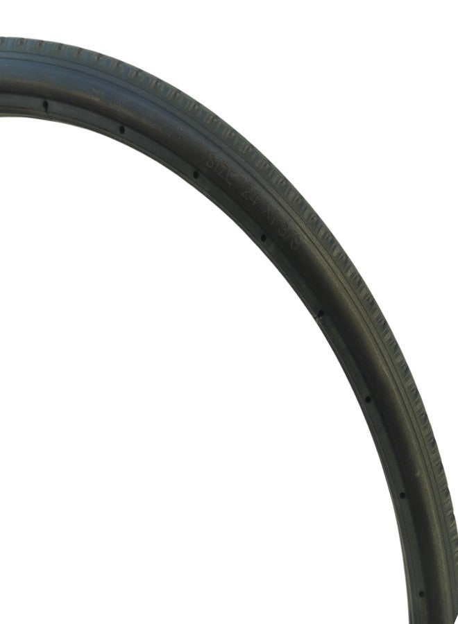 eOnekart Replacement Wheelchair Puncture Proof Solid PU Rear Wheel Tires 24 Inch (24×1 3/8) Black (Pack Of 1) - Image 5