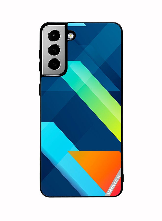 VR CREATIVE Protective Case Cover For Samsung Galaxy S21 FE 5G Texture Design Multicolour - Image 1