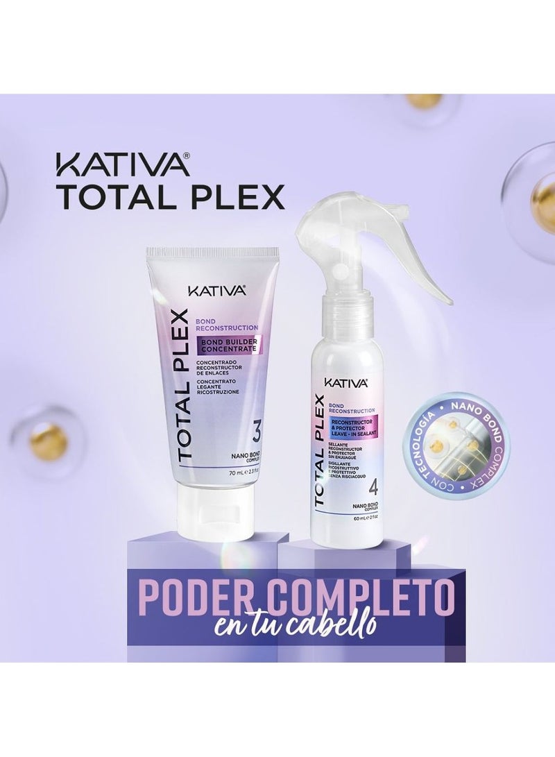 Kativa Kavita Total Plex Bond Reconstruction 70mL + Reconstructor Leave-In Sealant - Image 3