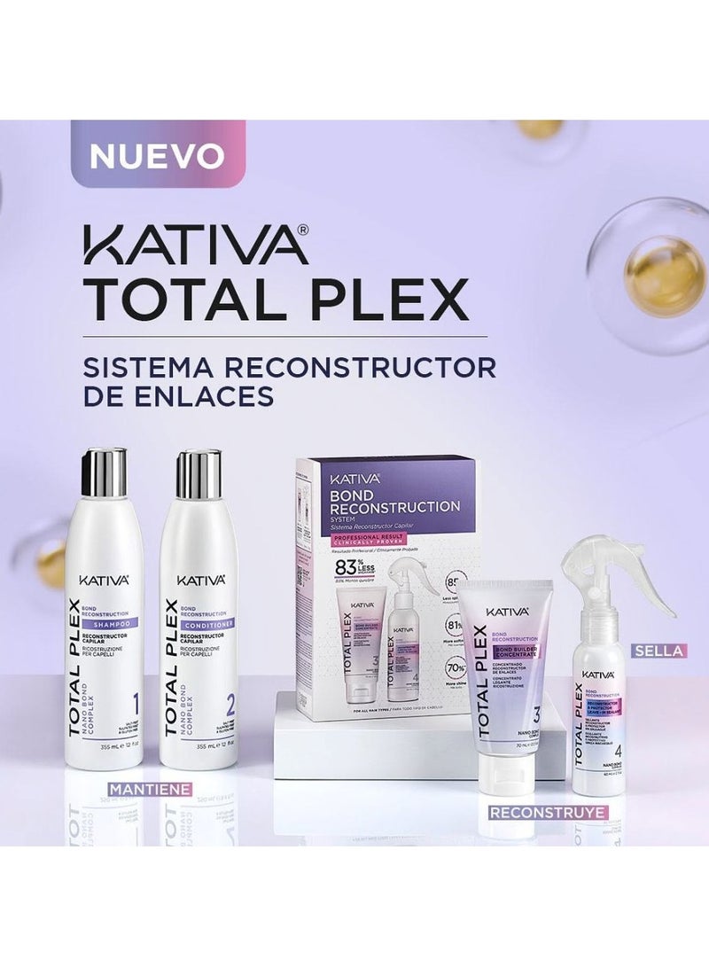 Kativa Kavita Total Plex Bond Reconstruction 70mL + Reconstructor Leave-In Sealant - Image 4