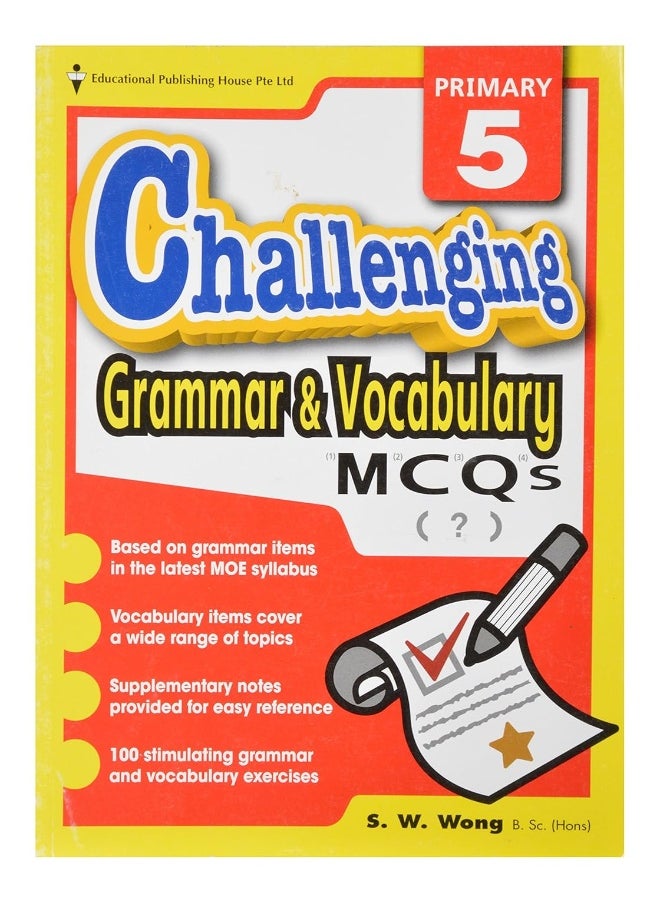 Challenging Grammar and Vocabulary MCQs Primary 5  - Image 1