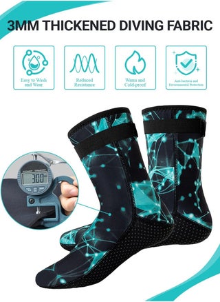 Neoprene Socks 3mm Wetsuit Diving Socks Thermal Anti-Slip Scuba Socks Water Booties for Swimming Water Sports - pzsku/Z9FE33F0E8730C798C437Z/45/_/1724749331/1e864d2b-717b-4a59-9aeb-d9dcd5f3fc7e