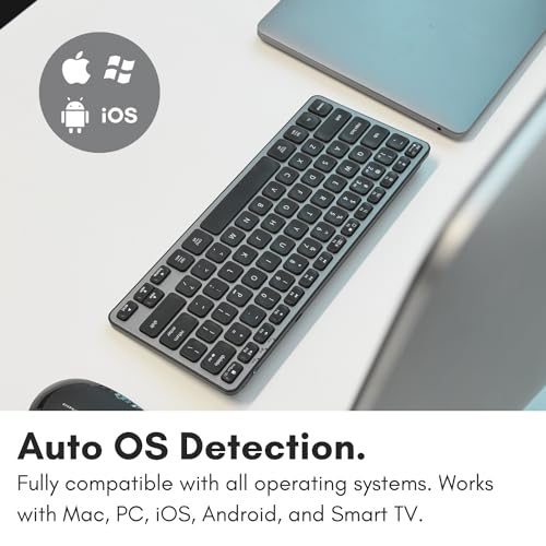 Macally Bluetooth Keyboard for Mac - Premium Compatible Wireless Apple Keyboard for MacBook Pro/Air, iMac, Mac mini/Pro, iPad, Laptop, and PC - Image 5