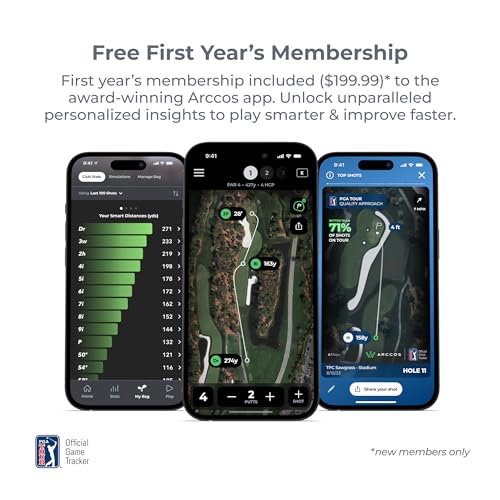 Arccos Golf Arccos Smart Sensors: Automatic Golf Game Tracking System, A.I. Powered Caddie, A.I. GPS Rangefinder & Smart Club Distances - Image 5
