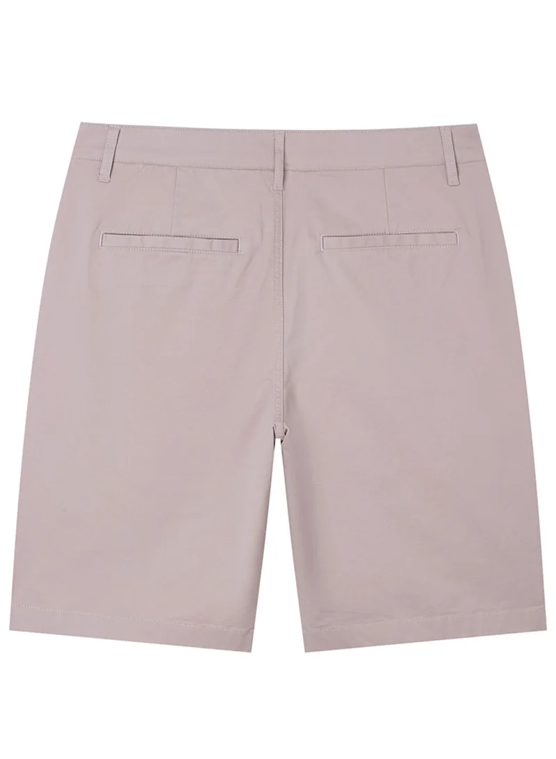 GIORDANO  Men’s Slim Twill Bermuda Shorts with Stretch Waist for Men | Best Price UAE