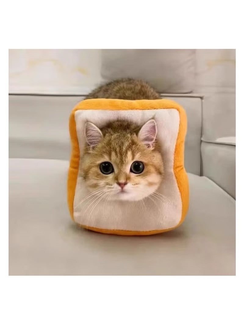 Adjustable Cat Recovery Collars & Cones, Soft Toast-Shaped Elizabethan Collar for Cats and Dogs, Prevents Licking and Biting Post-Surgery, Comfortable, Fits Neck Sizes 23-30cm - Image 2
