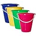 Holady Large Sand Beach Buckets PailSand Bucket Water Bucket for Beach Fun Great Summer Party Accessory4 Pack - Image 4