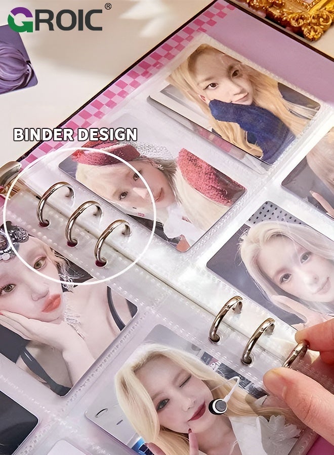 GROIC Polaroid Photo Album, American Retro, Black Cat,  Photo Album for Fujifilm Instax Mini Camera, Polaroid Mini Camera,Polaroid Snap Kpop Photocard Holder Book - Image 3