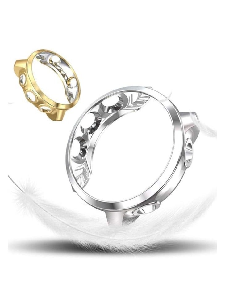 ELMO3EZZ Watch Bumper Protector Watch Protective Shell Non Scratch Watch Cover Case Compatible for Garmin Foruner 245 Music Smartwatch (Silver) - Image 3