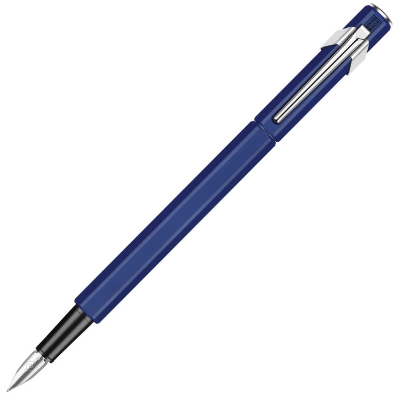 Caran d'Ache 849 0842-159 Fountain Pen, EF Extra Fine Point, Blue, Dual Use Type - Image 1