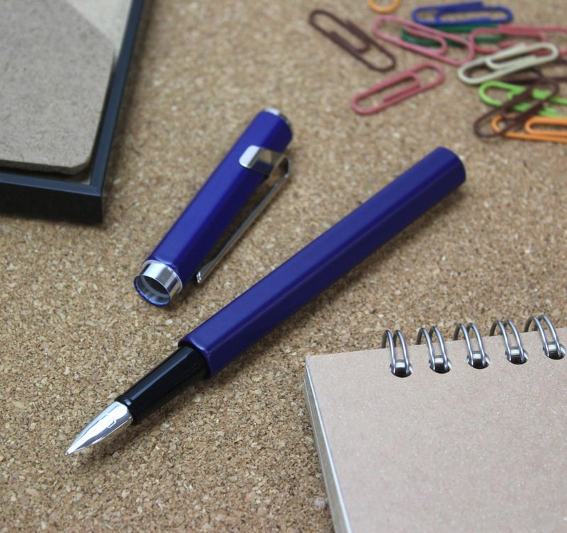 Caran d'Ache 849 0842-159 Fountain Pen, EF Extra Fine Point, Blue, Dual Use Type - Image 2
