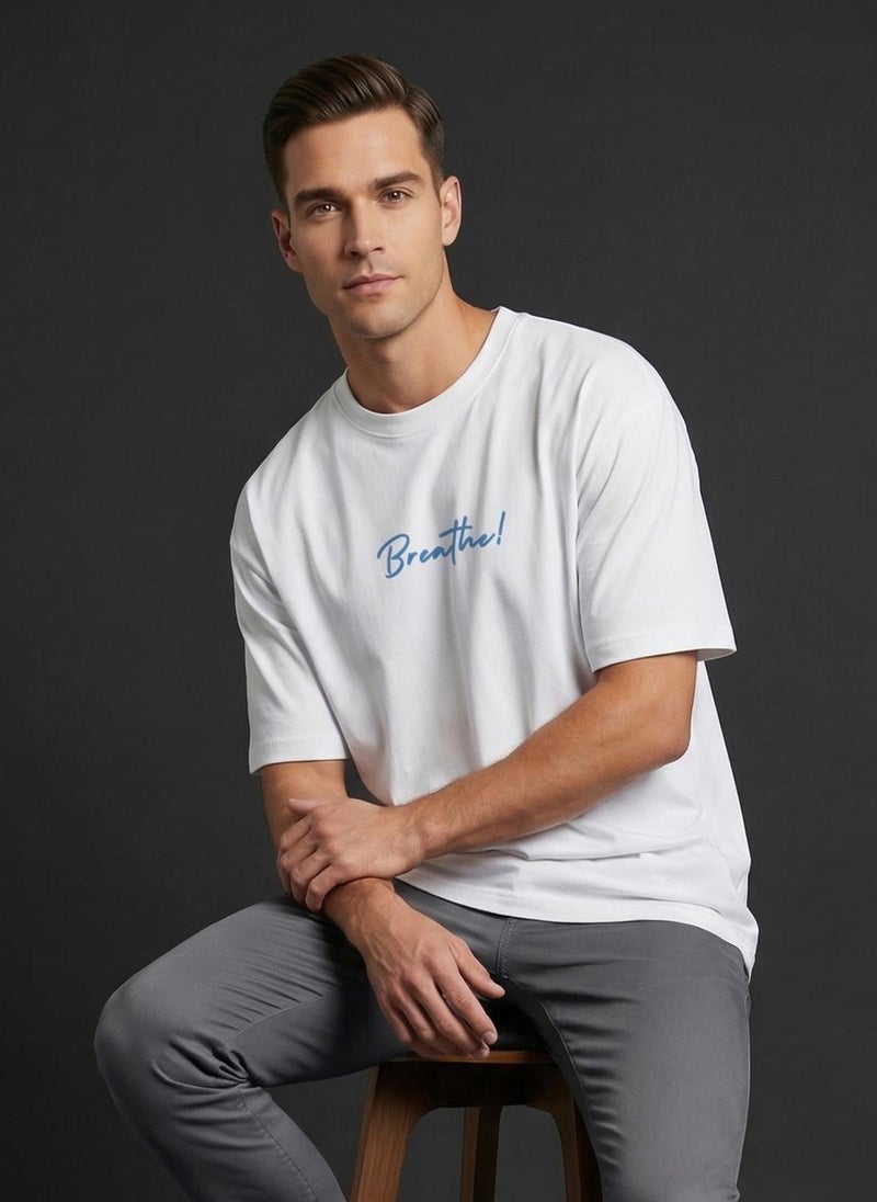 NOBERO Men Oversized Graphic Printed T-shirt - Image 2