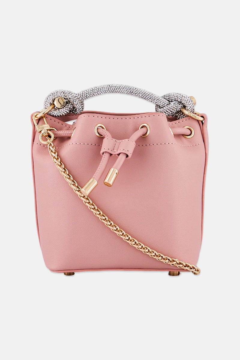 ANNE KLEIN Women Brand Logo Cross Body Bag, Pink - Image 2