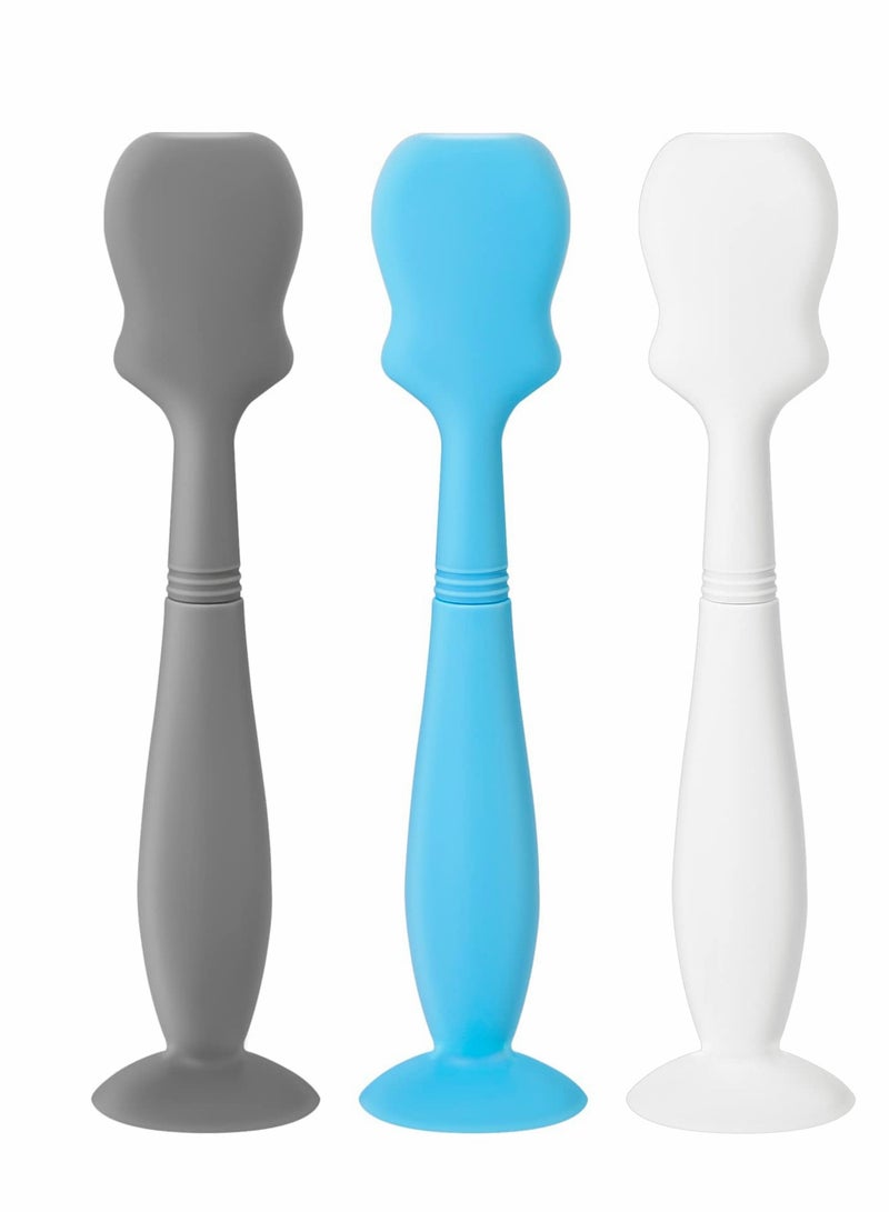 Excefore Baby Brush Diaper Cream Applicator for Diaper Rashes (Blue, Gray, White) - Image 1