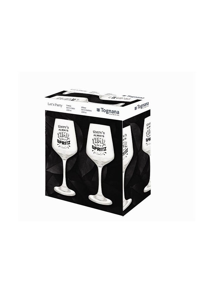 Tognana Sets 2 spritz goblets cc420 - Let's party spritz  - Image 3