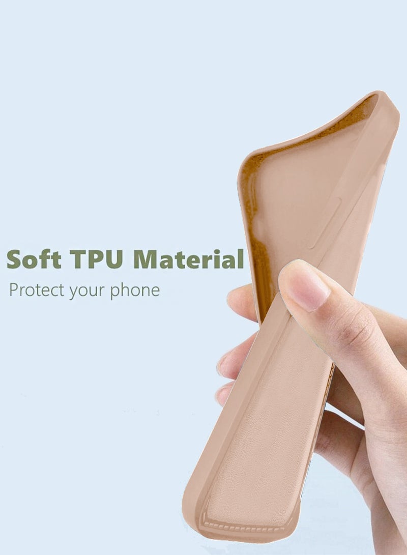 دبليو تيك جراب أبل آيفون 17 برو 5G 2025 الفاخر من نوع سيليكون السائل بجودة متميزة (MCRPSN) - تيتانيوم صحراوي - Image 5