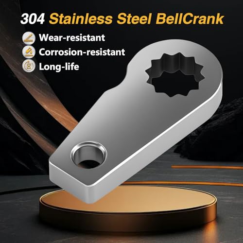 HIMARKLIF Steel Shifter Bellcrank Compatible with Polaris Scrambler 500 Trail Boss 330 Trail Blazer 330 Gearcase Bellcrank 125 Fit for Polaris ATV Replace 3234148 - Image 3