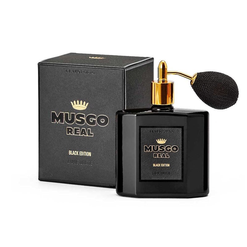 Claus Porto - Musgo Real Black Edition Eau de Toilette | Innovative, Contemporary, Seductive Scent | Vetiver, Cedar, Patchouli, Juniper, Lemon (100mL | 3.4 fl oz)