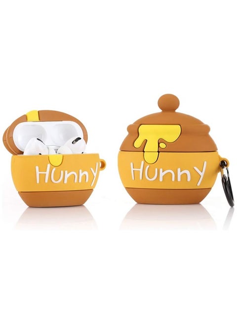 Case Soft Silicone Shockproof Cover for Apple Airpods 3 New 3D Cute Cartoon Creative Fun Case Skin with Keychain Design