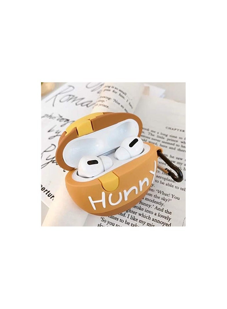 Case Soft Silicone Shockproof Cover for Apple Airpods 3 New 3D Cute Cartoon Creative Fun Case Skin with Keychain Design