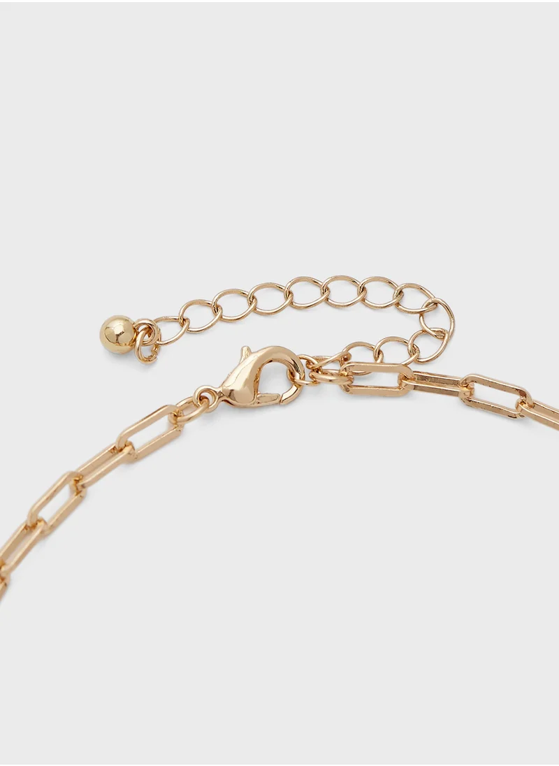 ايلا 2 Pack Mix Pendant Necklace Set