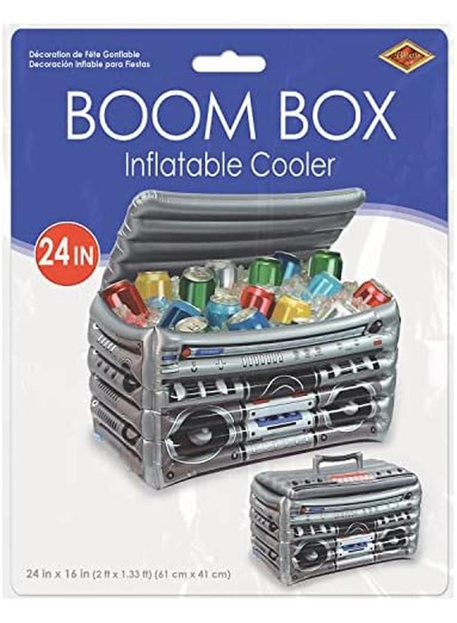 Beistle Inflatable Cooler – 50'S And 80'S Party Decorations Drink Containers Beverage Cooler Music Themed Decorations: Decades - Image 4