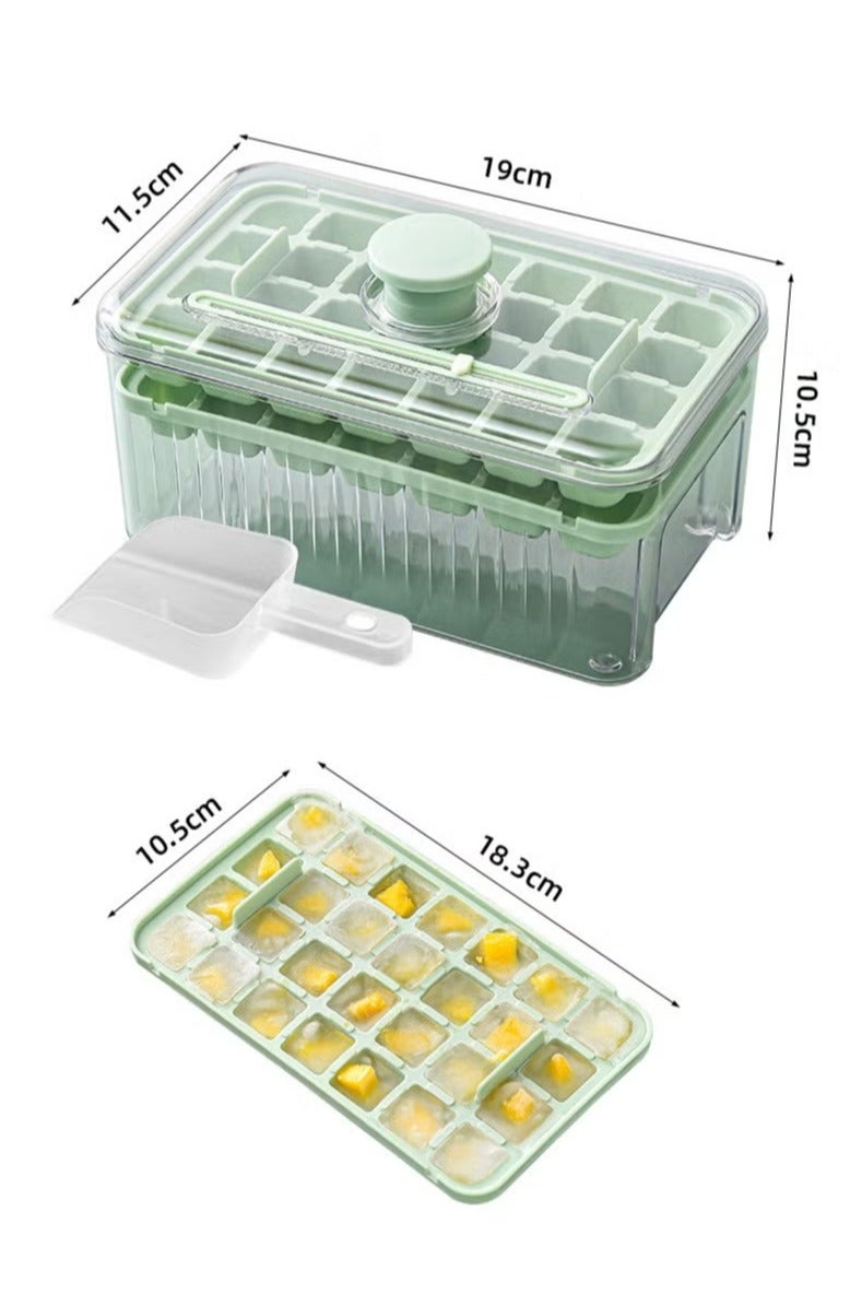 56 kly Dispense Ice Comes With an Ice ShovelGrid Double Laye56 Grid Double Layer Ice Tray that Can be Pressed to Quickly Dispense Ice Comes With an Ice Shovely that Can be Pressed to Quic - Image 4