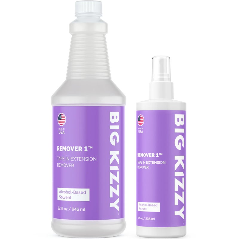 Big Kizzy Tape In Extension Remover, 32oz Refill Bottle  Reuse Spray, Compatible with All Major Brands - Image 1