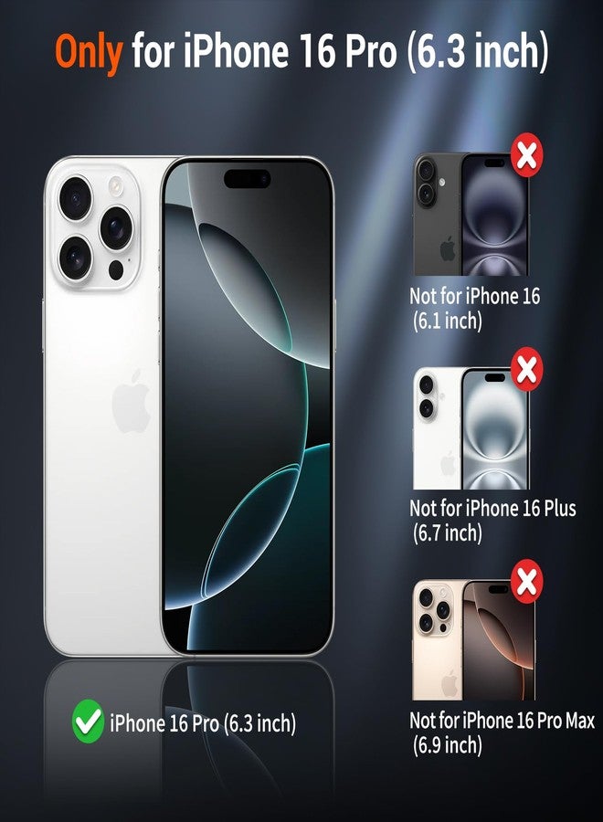 استلق جراب SUPFINE المغناطيسي لهاتف iPhone 16 Pro (متوافق مع MagSafe) (حماية فائقة ضد السقوط بمعايير عسكرية) جراب نحيف شفاف غير لامع مقاوم للصدمات ومضاد لبصمات الأصابع، لون أخضر غابي - Image 2