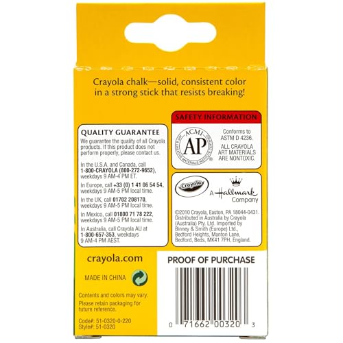 Crayola White Chalk 12 Ea - Image 3