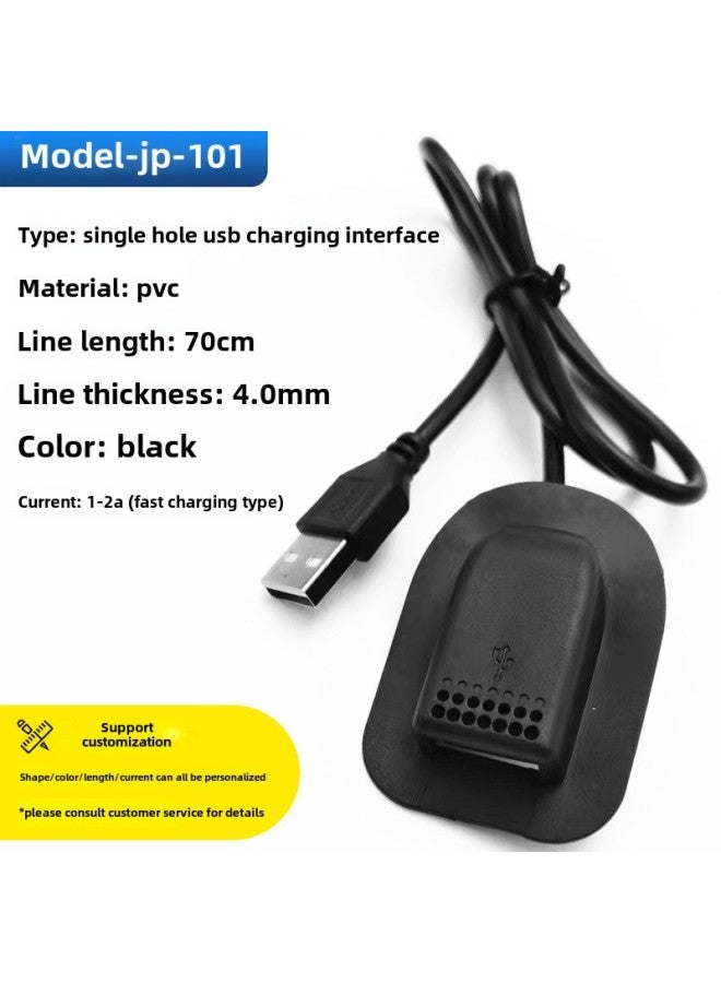 Luggage USB Charging Cable Backpack Extension Cable External Charging Interface USB Data Cable Shell Accessories Wholesale-Color: Jp-101 (Ordinary Fast Charge)  - Image 1