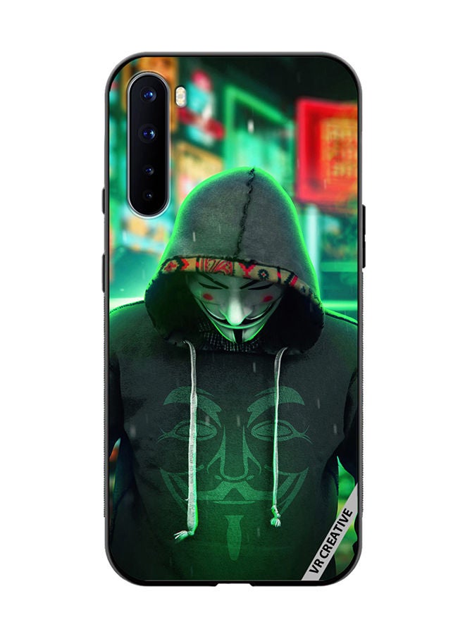 VR CREATIVE Protective Case Cover For OnePlus Nord Joker Mask In Joker Jacket Design Multicolour - Image 1