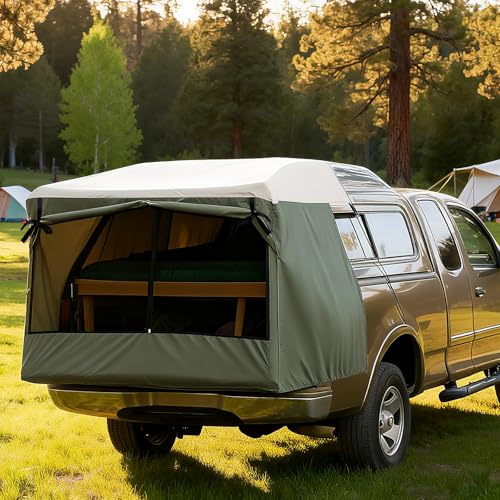 Dipurman Full-Size Truck Bed Tent,Outdoor 600D Waterproof Truck Tent Compatible with Fits Ford F-150,Chevy Silverado,Toyota Tundra,Tacoma (2005+),Tailgates 58" Designed for Full-Size Trucks with Caps - Image 5