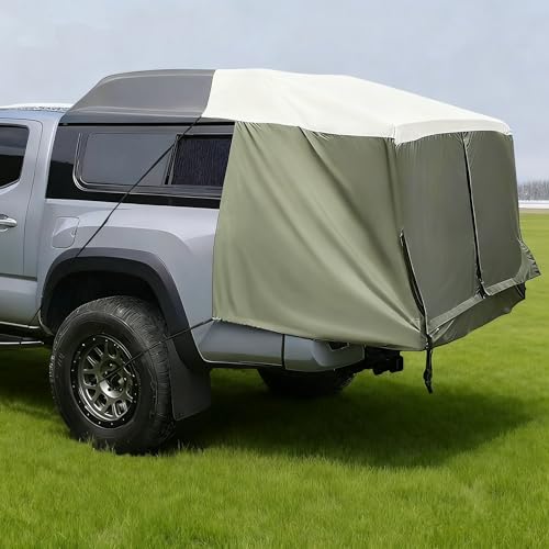Dipurman Full-Size Truck Bed Tent,Outdoor 600D Waterproof Truck Tent Compatible with Fits Ford F-150,Chevy Silverado,Toyota Tundra,Tacoma (2005+),Tailgates 58" Designed for Full-Size Trucks with Caps - Image 1
